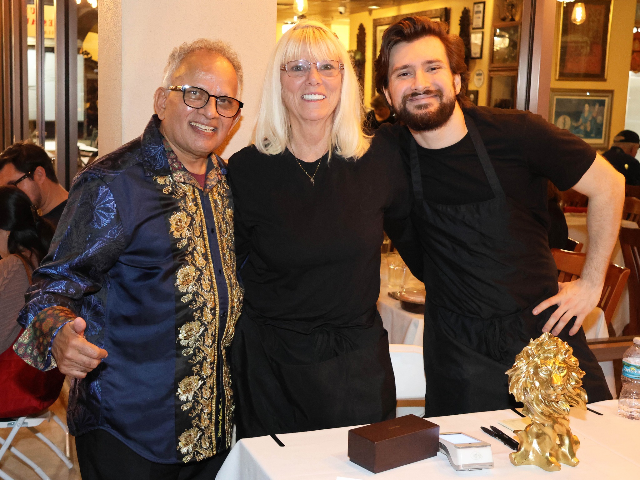 Lone Lion Success Party at Guru Indian Restaurant